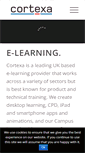 Mobile Screenshot of cortexa.co.uk